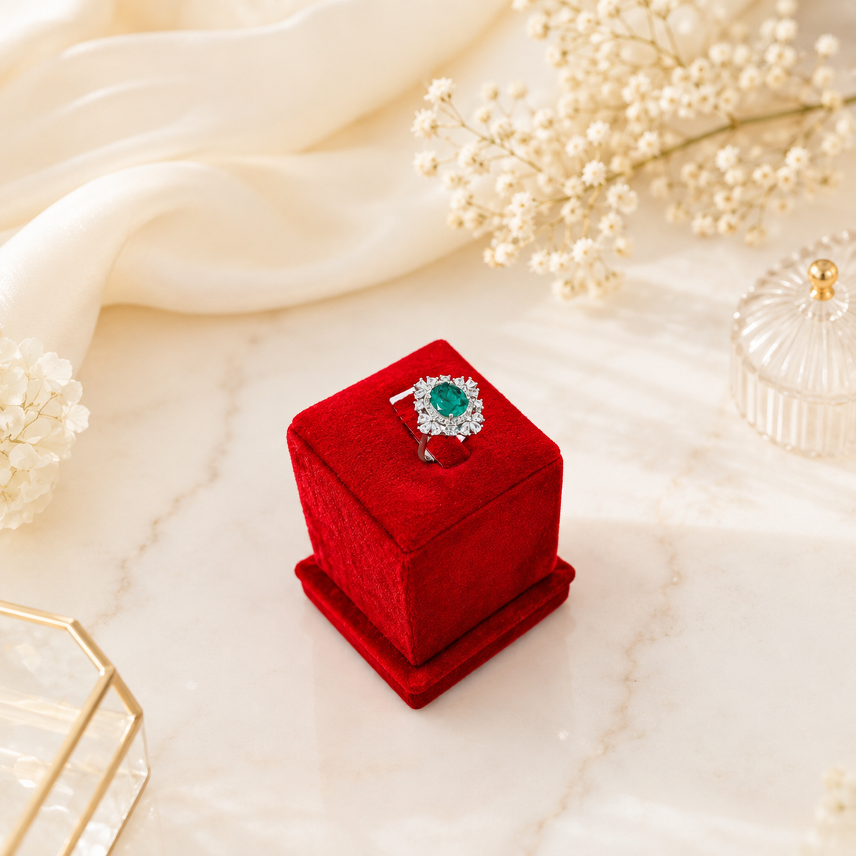 Classic Ladies Silver Ring